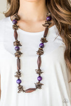 Load image into Gallery viewer, Cozumel Coast Necklace- Purple
